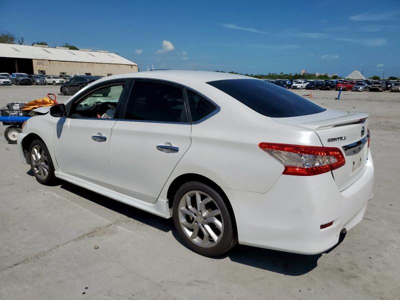 3N1AB7AP5DL754073 - 2013 NISSAN SENTRA S WHITE photo 2