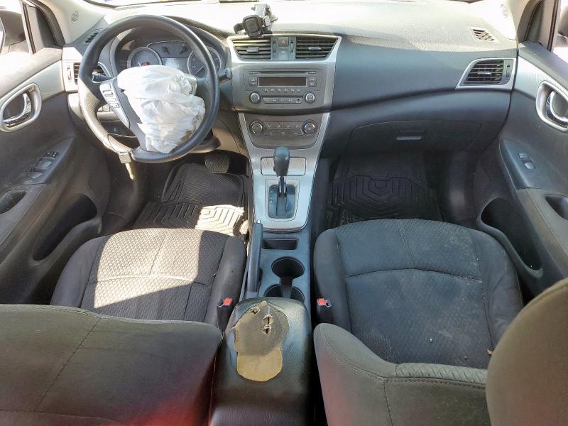 3N1AB7AP5DL754073 - 2013 NISSAN SENTRA S WHITE photo 8