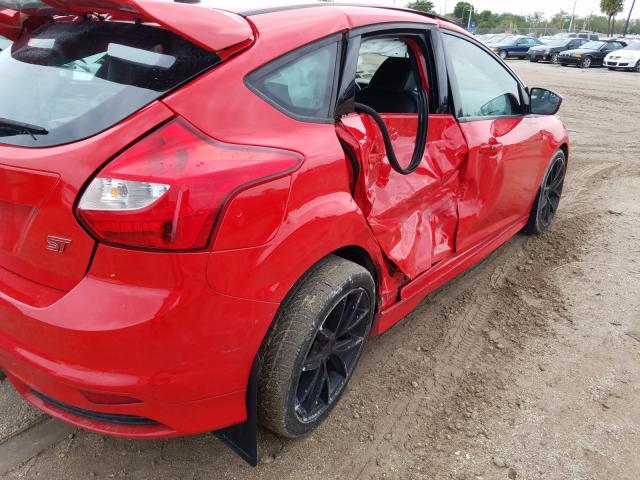 1FADP3L96DL166705 - 2013 FORD FOCUS ST RED photo 9