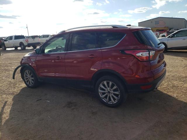 1FMCU0JD2HUE71635 - 2017 FORD ESCAPE TITANIUM RED photo 2