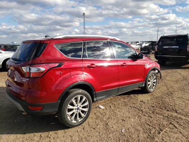 1FMCU0JD2HUE71635 - 2017 FORD ESCAPE TITANIUM RED photo 3