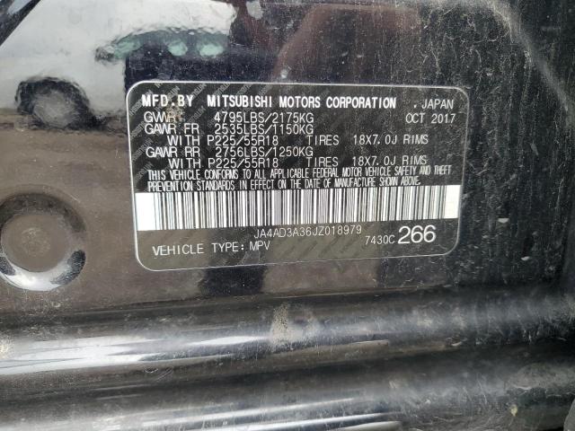 JA4AD3A36JZ018979 - 2018 MITSUBISHI OUTLANDER SE Qara foto 13