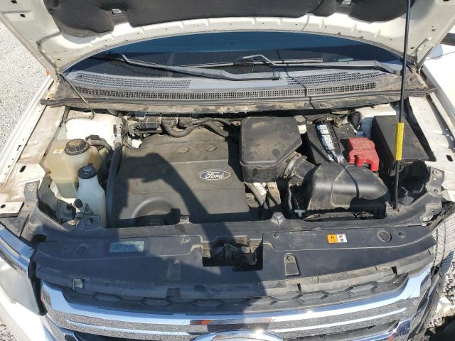 2FMDK3JC7BBB46530 - 2011 FORD EDGE SEL WHITE photo 12