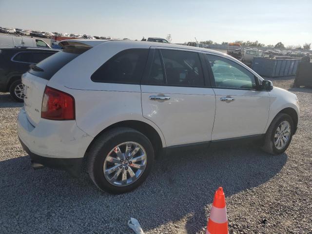 2FMDK3JC7BBB46530 - 2011 FORD EDGE SEL WHITE photo 3