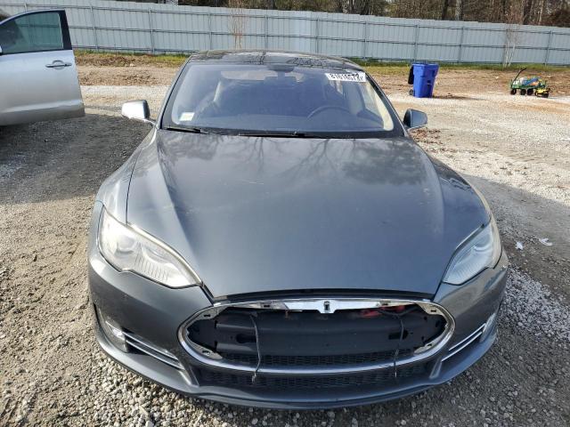 5YJSA1H19EFP37263 - 2014 TESLA MODEL S GRAY photo 5