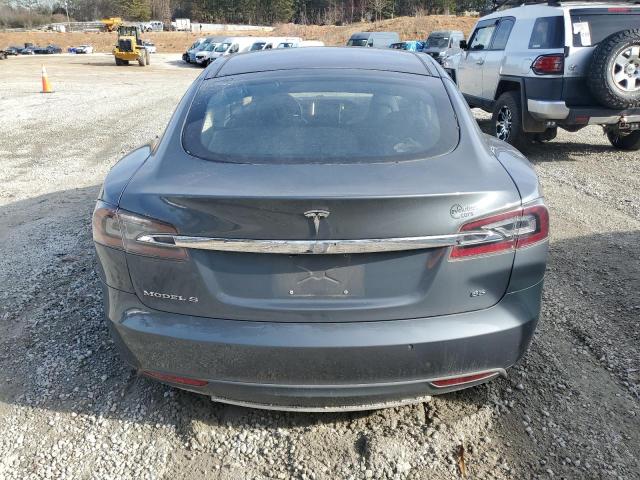5YJSA1H19EFP37263 - 2014 TESLA MODEL S GRAY photo 6