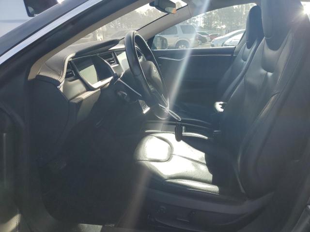 5YJSA1H19EFP37263 - 2014 TESLA MODEL S GRAY photo 7