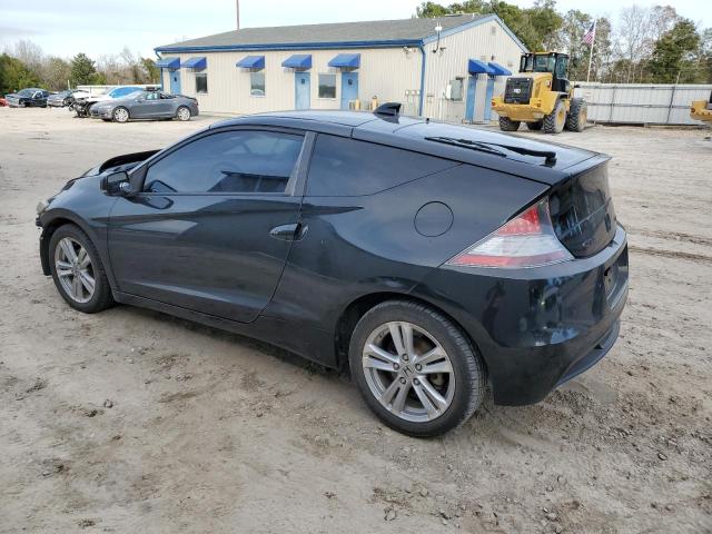 JHMZF1D63BS005855 - 2011 HONDA CR-Z EX BLACK photo 2