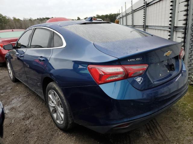 1G1ZD5ST8KF200066 - 2019 CHEVROLET MALIBU LT BLUE photo 2