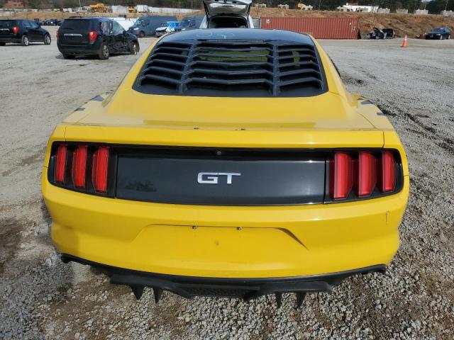 1FA6P8CFXH5335484 - 2017 FORD MUSTANG GT YELLOW photo 6