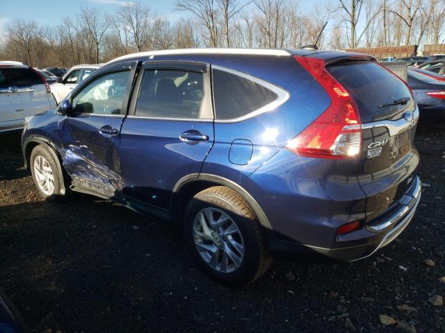 5J6RM4H72GL118994 - 2016 HONDA CR-V EXL BLUE photo 2