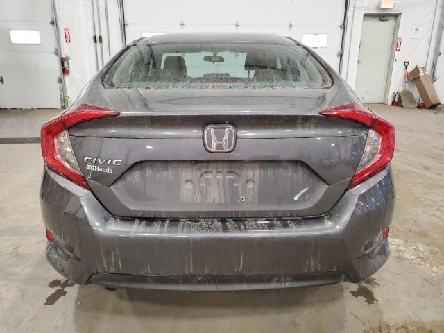 2HGFC2F54JH541518 - 2018 HONDA CIVIC LX GRAY photo 6