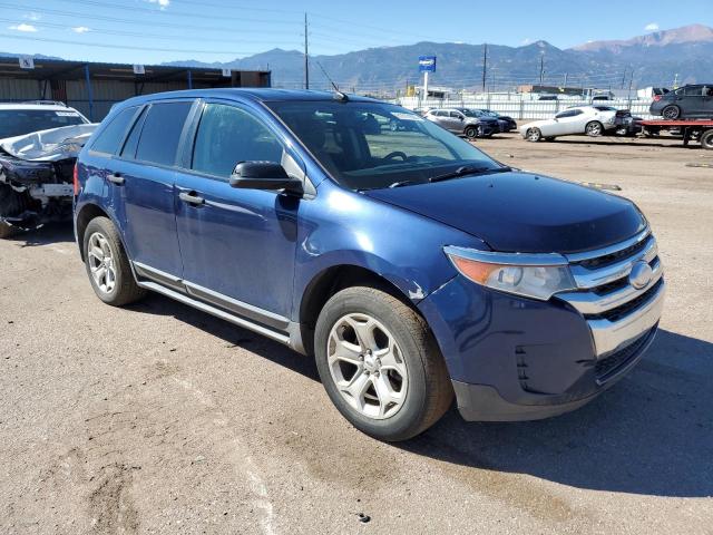 2FMDK3G93CBA83312 - 2012 FORD EDGE SE BLUE photo 4