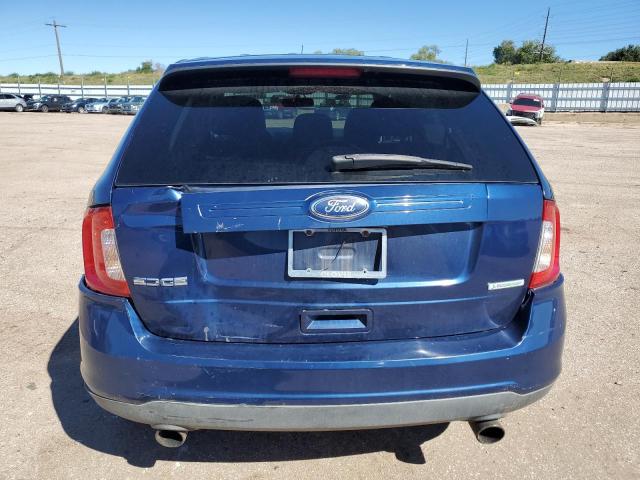 2FMDK3G93CBA83312 - 2012 FORD EDGE SE BLUE photo 6