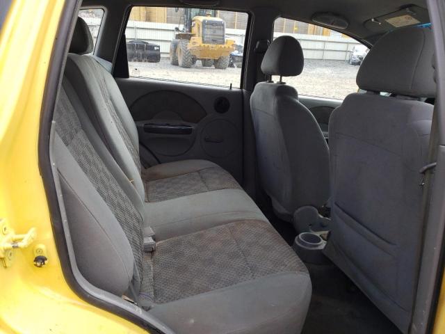 KL1TD62614B204460 - 2004 CHEVROLET AVEO YELLOW photo 10