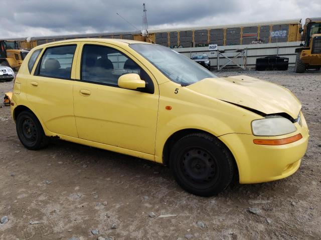 KL1TD62614B204460 - 2004 CHEVROLET AVEO YELLOW photo 4