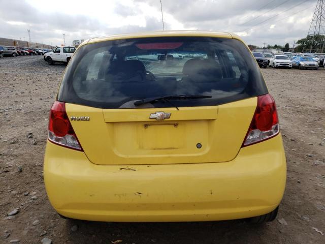 KL1TD62614B204460 - 2004 CHEVROLET AVEO YELLOW photo 6