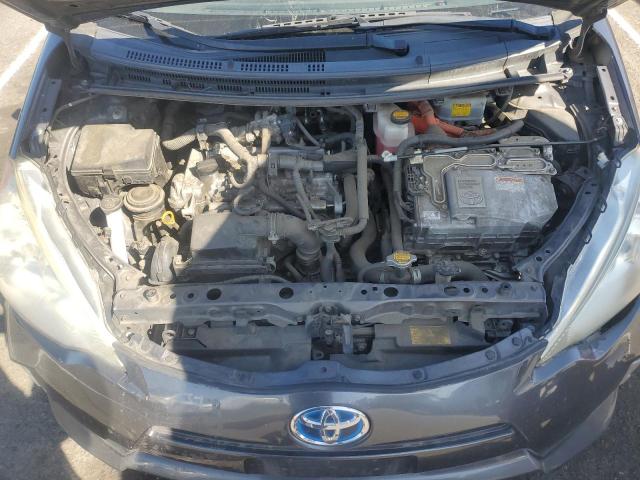 JTDKDTB37E1560850 - 2014 TOYOTA PRIUS C ვერცხლისფერი ფოტო 11
