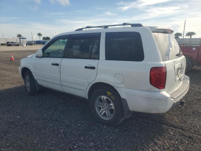 5FNYF184X5B040769 - 2005 HONDA PILOT EX WHITE photo 2