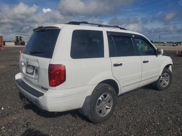 5FNYF184X5B040769 - 2005 HONDA PILOT EX WHITE photo 3