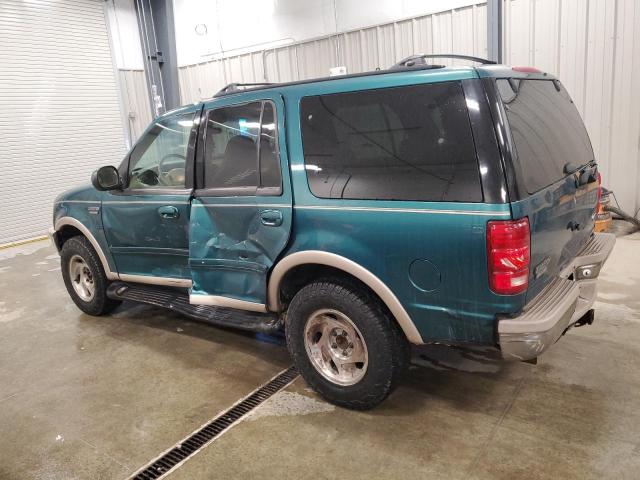 1FMPU18L5WLB70171 - 1998 FORD EXPEDITION GREEN photo 2