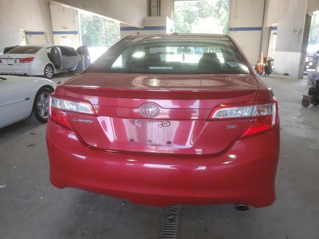4T1BF1FK8CU561965 - 2012 TOYOTA CAMRY BASE RED photo 6