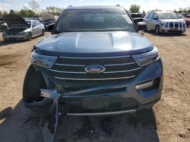 1FMSK8DH3LGA36709 - 2020 FORD EXPLORER XLT Blau Foto 5