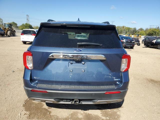 1FMSK8DH3LGA36709 - 2020 FORD EXPLORER XLT Blau Foto 6