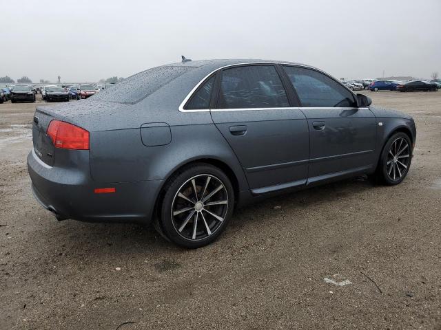 WAUAF78E08A035166 - 2008 AUDI A4 2.0T GRAY photo 3