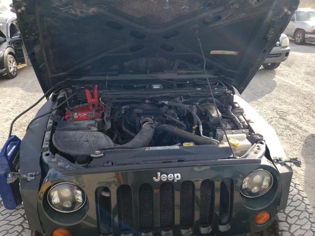 1J4BA3H17AL129626 - 2010 JEEP WRANGLER U SPORT GREEN photo 11