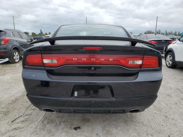 2C3CDXAT4DH600707 - 2013 DODGE CHARGER POLICE BLACK photo 6