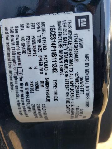 1GCES14P14B111342 - 2004 CHEVROLET SSR 黑色 照片 12