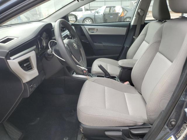 2T1BURHE6FC381434 - 2015 TOYOTA COROLLA L CHARCOAL photo 7