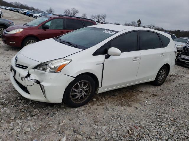 JTDZN3EU5D3249727 - 2013 TOYOTA PRIUS V WHITE photo 1