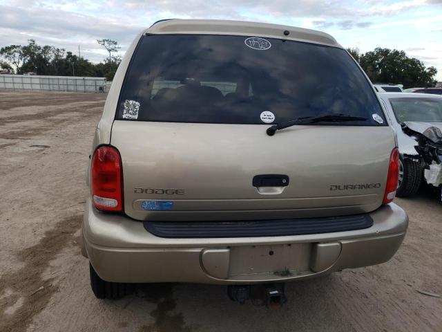 1B4HR48Z92F219572 - 2002 DODGE DURANGO SLT TAN photo 6