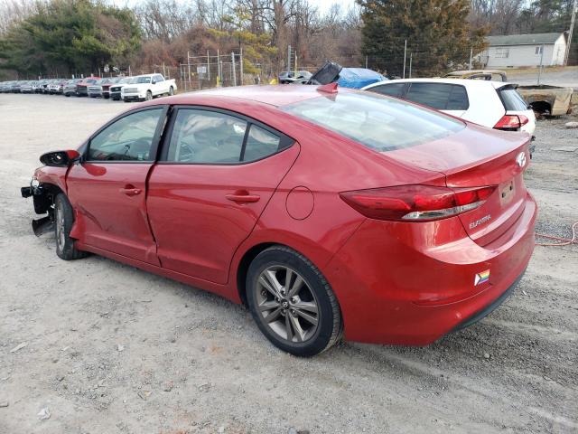 5NPD84LF1HH153258 - 2017 HYUNDAI ELANTRA SE RED photo 2