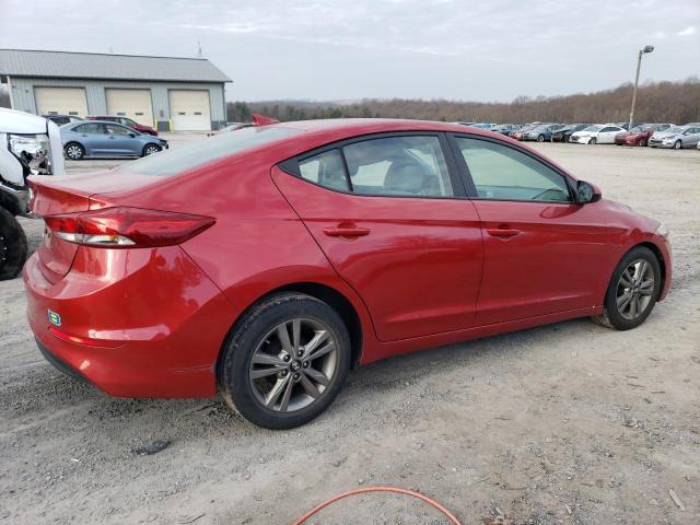 5NPD84LF1HH153258 - 2017 HYUNDAI ELANTRA SE RED photo 3