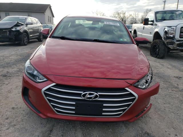 5NPD84LF1HH153258 - 2017 HYUNDAI ELANTRA SE RED photo 5