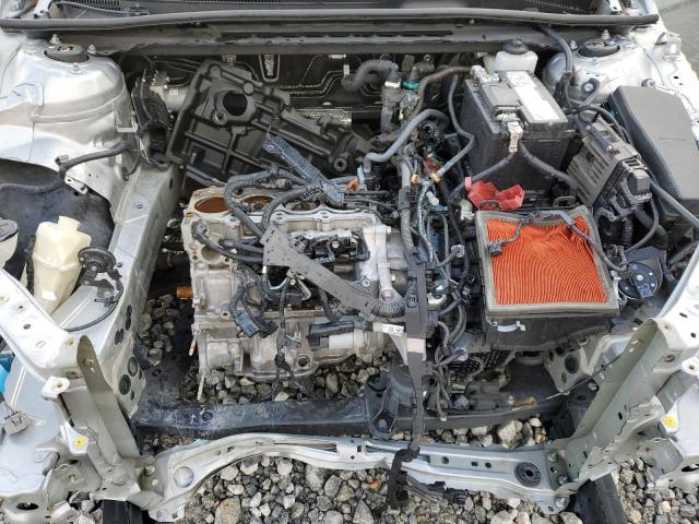 4T1K61AK3MU463077 - 2021 TOYOTA CAMRY XSE SILVER photo 11