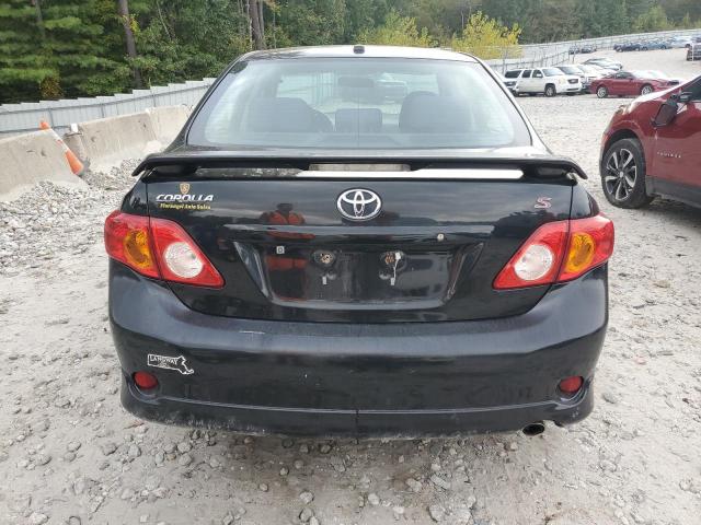 1NXBU4EE9AZ343999 - 2010 TOYOTA COROLLA BASE შავი ფოტო 6