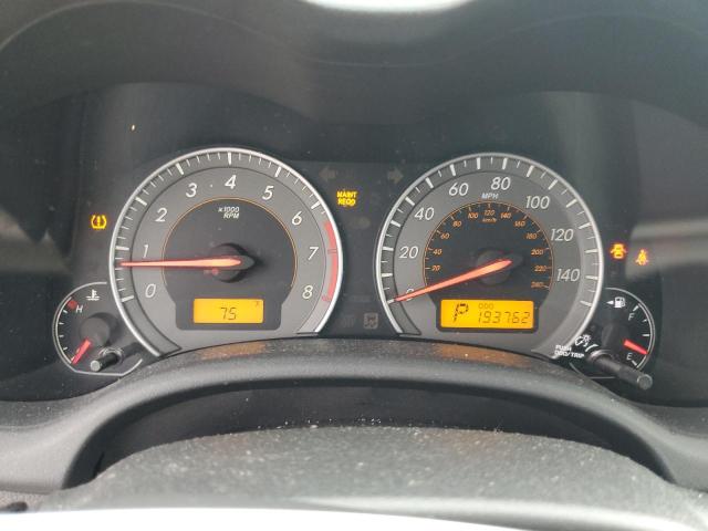 1NXBU4EE9AZ343999 - 2010 TOYOTA COROLLA BASE შავი ფოტო 9