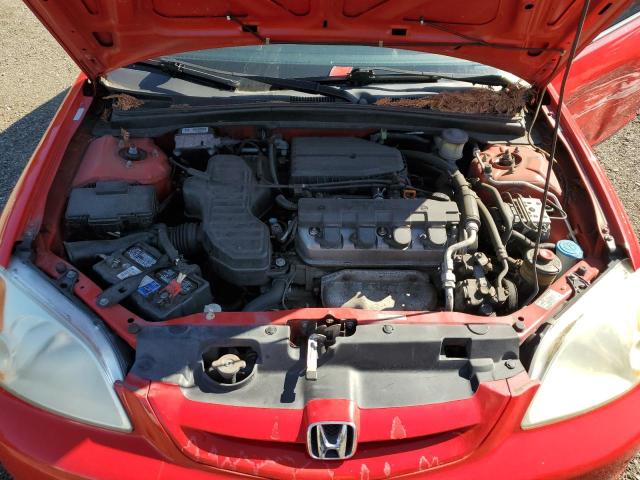 1HGEM22993L040227 - 2003 HONDA CIVIC EX RED photo 11
