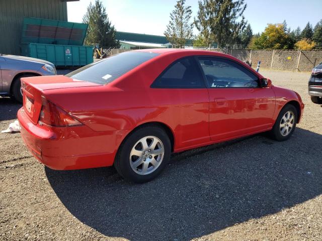 1HGEM22993L040227 - 2003 HONDA CIVIC EX RED photo 3