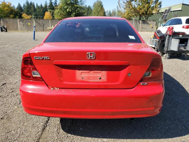 1HGEM22993L040227 - 2003 HONDA CIVIC EX RED photo 6
