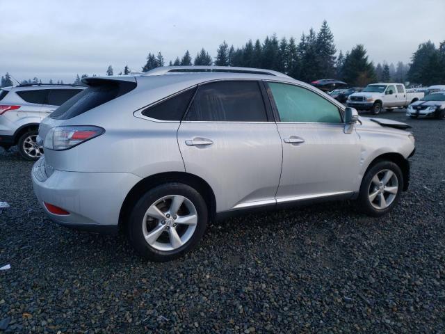 2T2BK1BA7AC001390 - 2010 LEXUS RX 350 SILVER photo 3