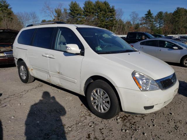 KNDMG4C7XC6503162 - 2012 KIA SEDONA LX WHITE photo 4