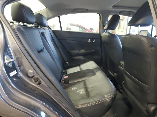 2HGFB2F94DH516659 - 2013 HONDA CIVIC EXL ნაცრისფერი ფოტო 10