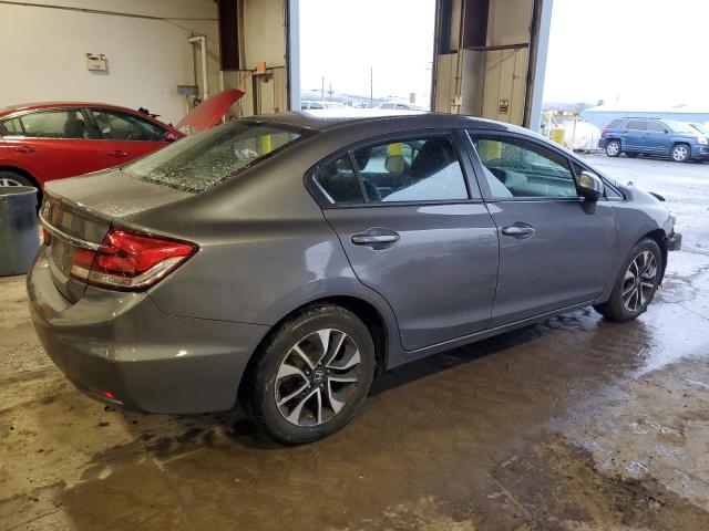 2HGFB2F94DH516659 - 2013 HONDA CIVIC EXL ნაცრისფერი ფოტო 3