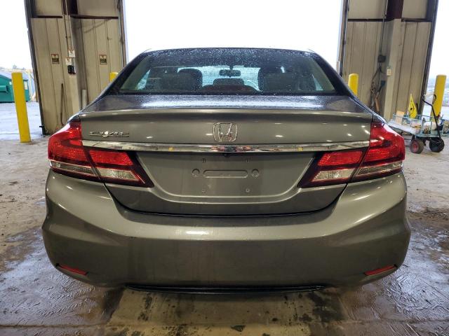 2HGFB2F94DH516659 - 2013 HONDA CIVIC EXL ნაცრისფერი ფოტო 6