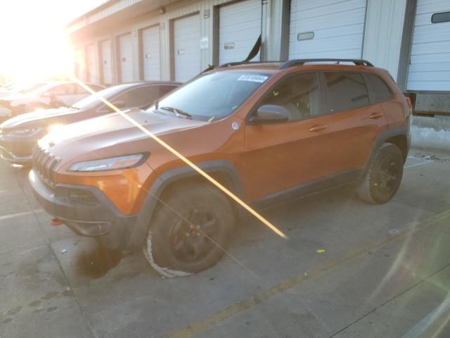 1C4PJMBS0GW124407 - 2016 JEEP CHEROKEE TRAILHAWK ORANGE photo 1